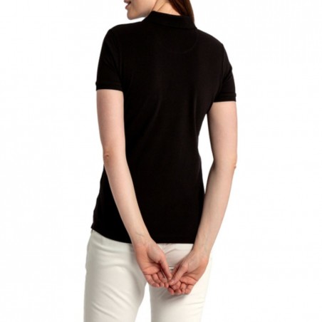 Polo femme LA MARTINA noir- Matière noble