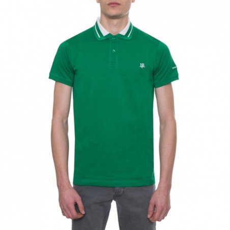Polo homme HARMONT & BLAINE vert- Matière noble