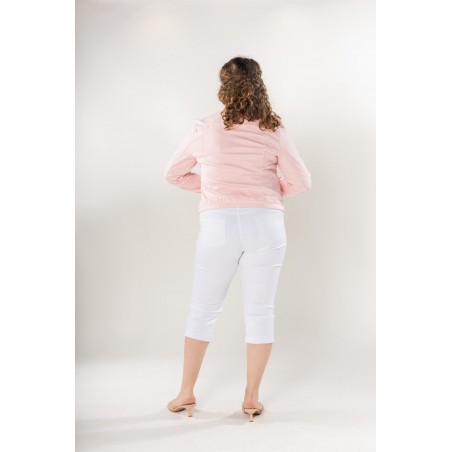 Veste en toile cintrée rose pâle,  Nina Carter - Matière noble 36,90 €