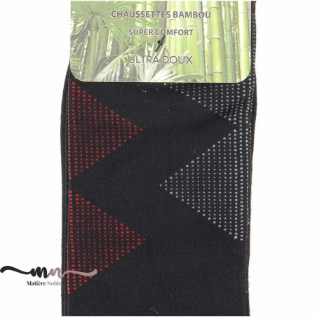 Chaussettes bambou homme Bill Tornade  - Matière noble