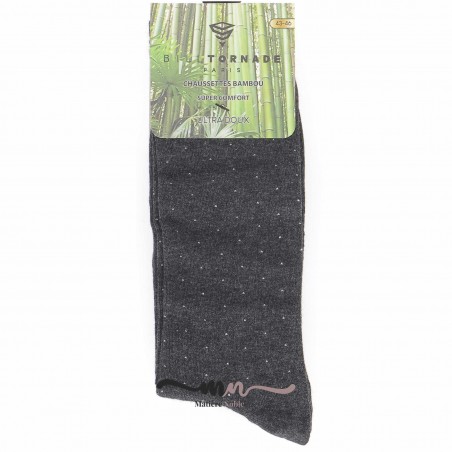 Chaussettes bambou homme Bill Tornade  - Matière noble