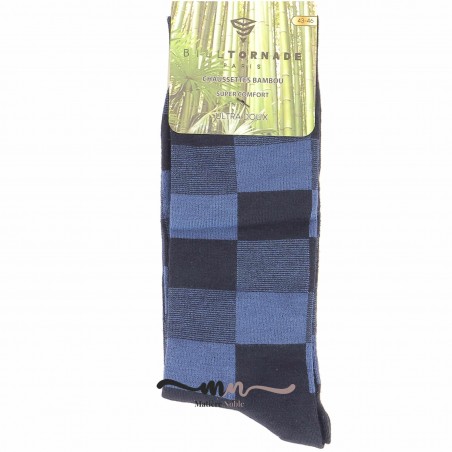 Chaussettes bambou homme Bill Tornade  - Matière noble