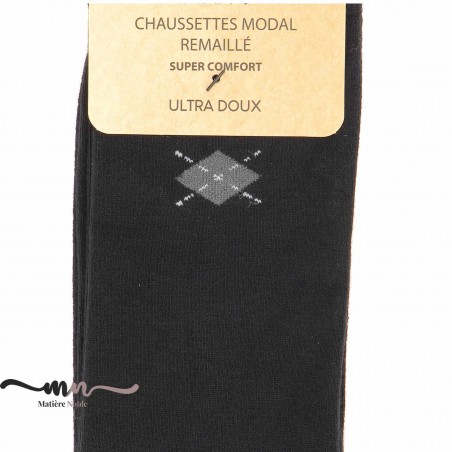 Chaussettes Modal homme Bill Tornade  - Matière noble