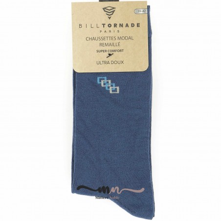 Chaussettes Modal homme Bill Tornade  - Matière noble