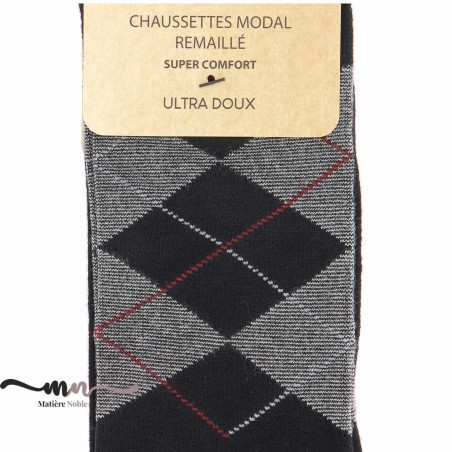 Chaussettes Modal homme Bill Tornade  - Matière noble
