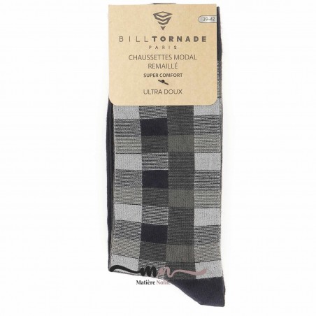 Chaussettes Modal homme Bill Tornade  - Matière noble