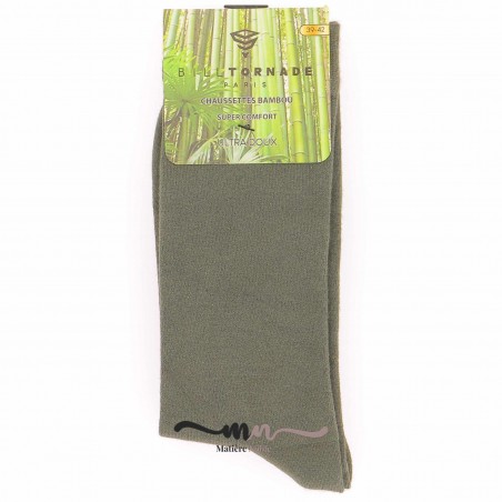 Chaussettes bambou homme Bill Tornade  - Matière noble