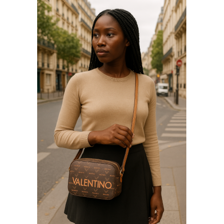 Sac femme VALENTINO Liuto marron - Matière noble 69.90€