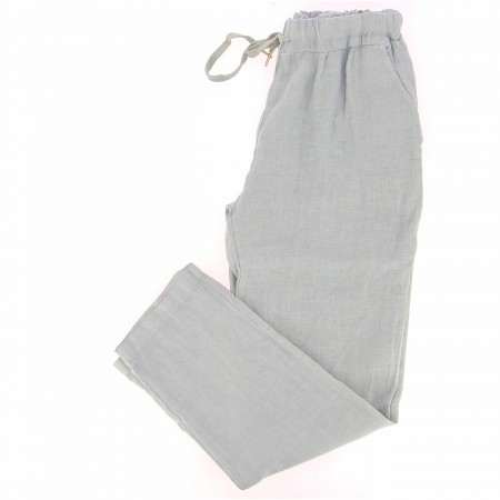 PANTALON 100% LIN NATUREL...