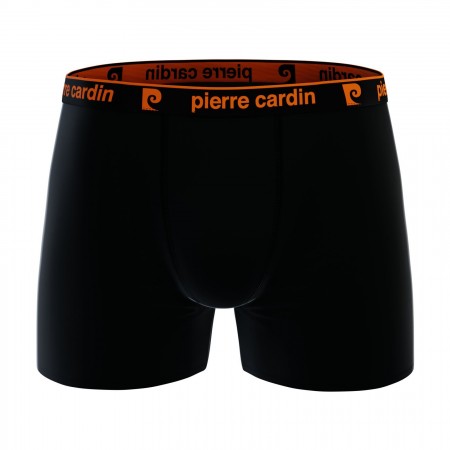 BOXER P.CARDIN NOIR / ORANGE