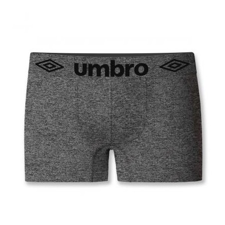 Pack 4 boxers UMBRO noir, rouge, marine et gris sans couture - Matière noble