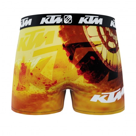 Boxer homme KTM, motif moto - Matière noble 5.60€