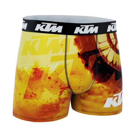 Boxer homme KTM, motif moto - Matière noble 5.60€
