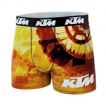 Boxer homme KTM, motif moto - Matière noble 5.60€