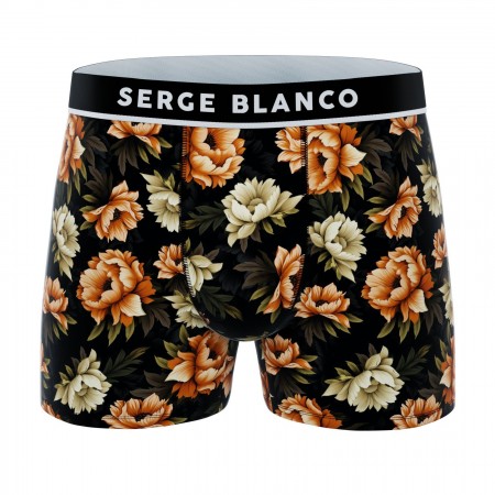 BOXER SERGE BLANCO FLEURI...