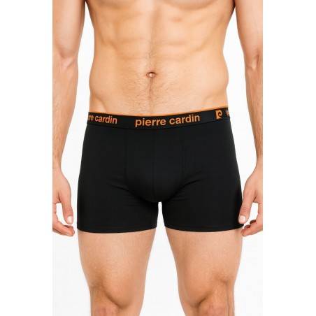 Lot 4 Boxers CARDIN, ceinture colorée - Matière noble