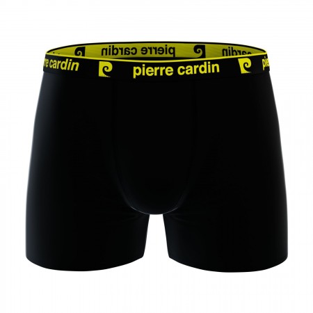 BOXER P.CARDIN NOIR / JAUNE