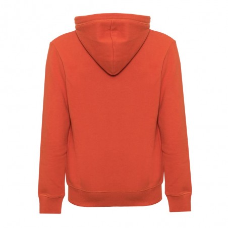 Sweat zippé à capuche SUPERDRY orange - Matière noble