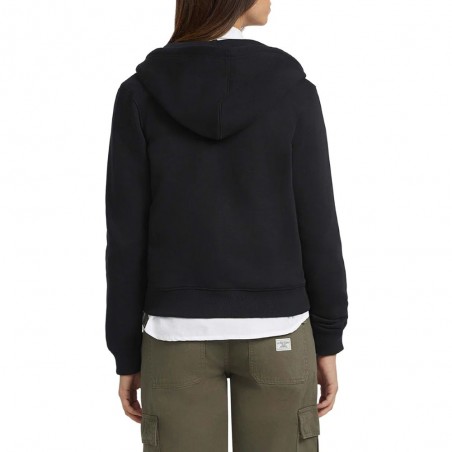 Sweat zippé femme GUESS Jeans, coloris noir - Matière noble