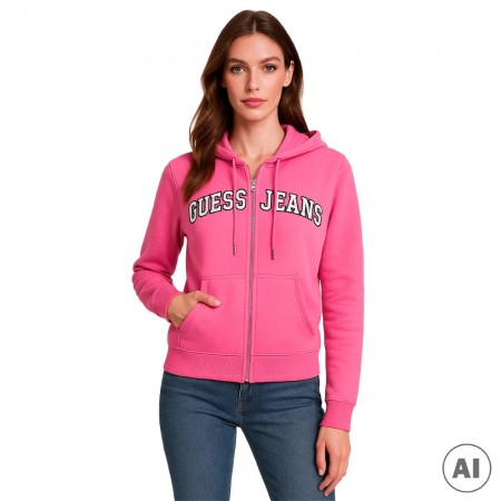 SWEAT ZIPPE FEMME GUESS...
