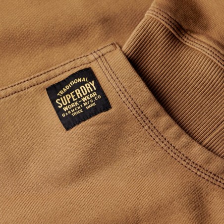 Sweat à capuche SUPERDRY marron - Matière noble