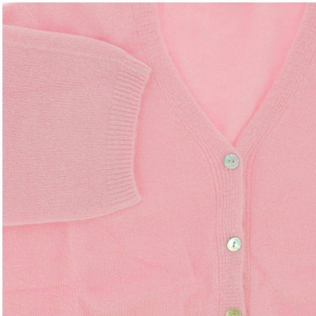 Gilet manches courtes 30% alpaga, laine, divers coloris - Matière noble