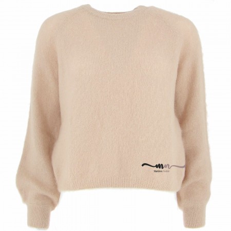 PULL ALPAGA LAINE BEIGE