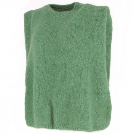 Pull sans manche femme 40% mohair, divers coloris - Matière noble