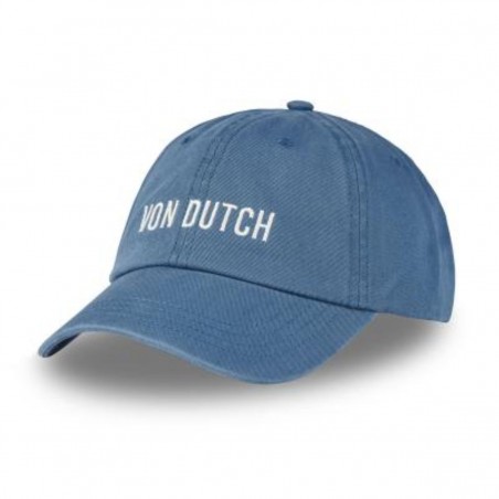 Casquette Dad Cap  VON DUTCH bleu jean - Matière noble