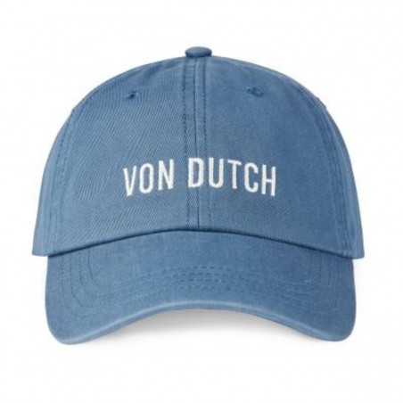 Casquette Dad Cap  VON DUTCH bleu jean - Matière noble