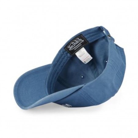 Casquette Dad Cap  VON DUTCH bleu jean - Matière noble