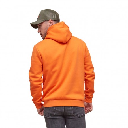Sweat capuche VON DUTCH molletonné orange - Matière noble