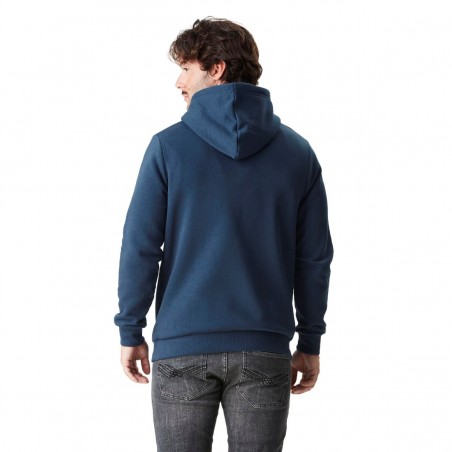 Sweat capuche VON DUTCH molletonné bleu - Matière noble
