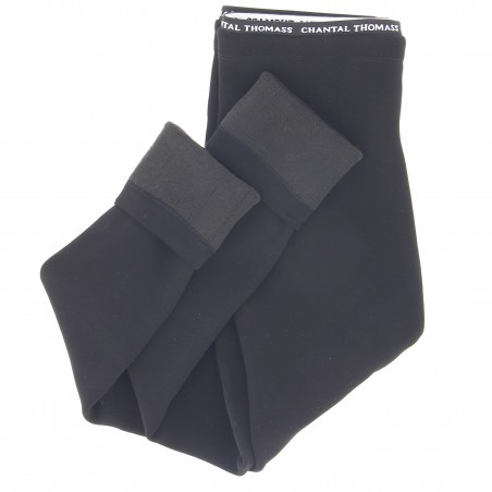 Legging doublé polaire Chantal THOMASS noir - Matière noble 23.90€