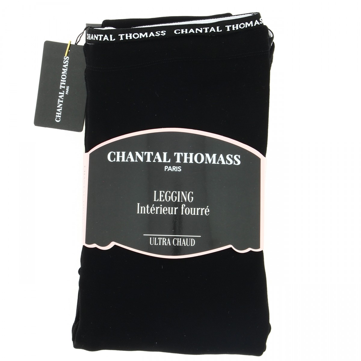 Legging doublé polaire Chantal THOMASS noir - Matière noble 23.90€