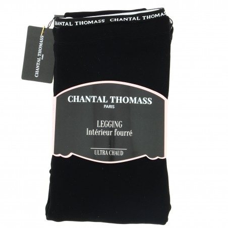 Legging doublé polaire Chantal THOMASS noir - Matière noble 23.90€