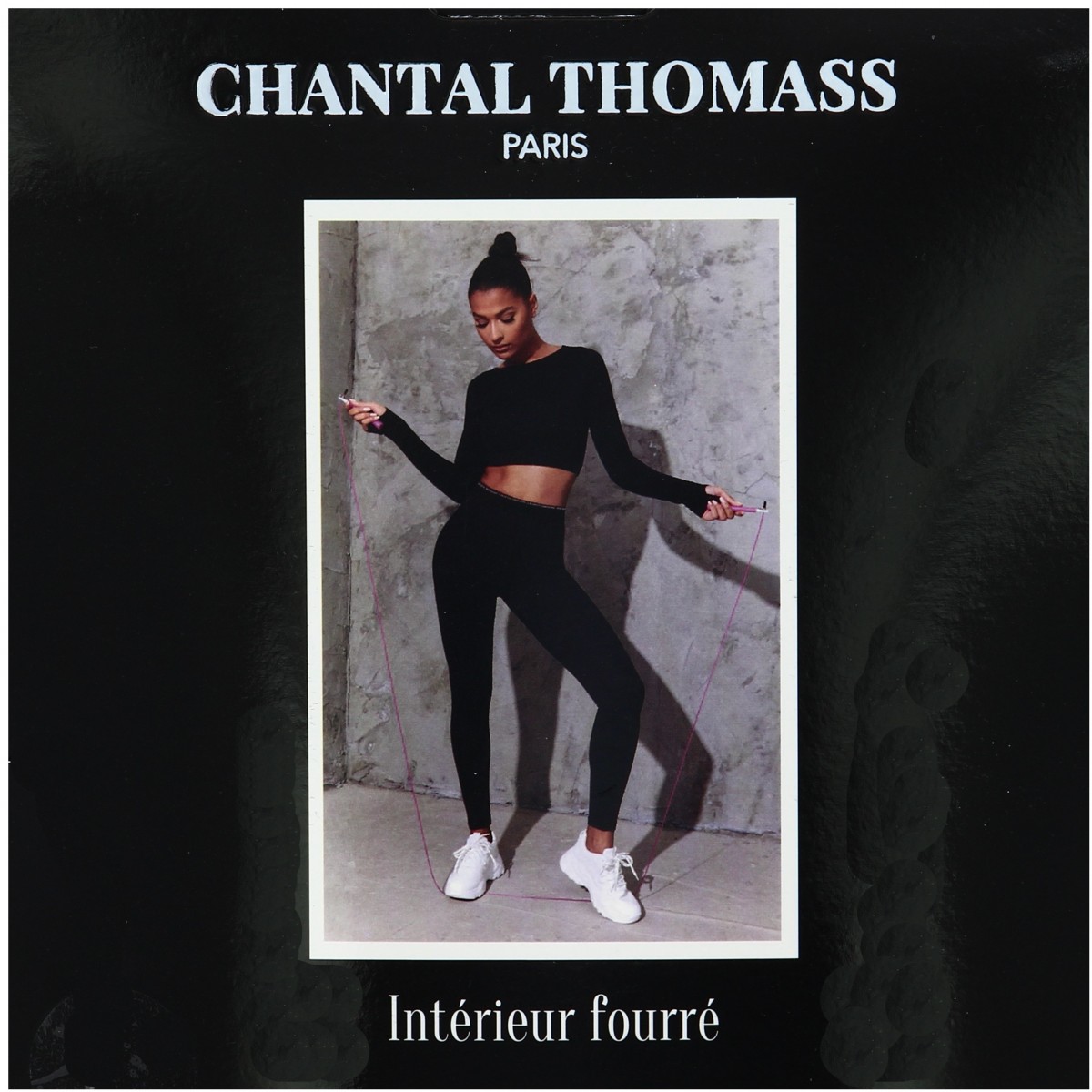 Legging doublé polaire Chantal THOMASS noir - Matière noble 23.90€