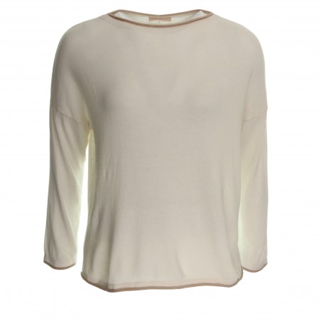Pull ample femme 50% coton, divers coloris - Matière noble