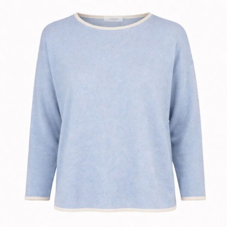 Pull ample femme 50% coton, divers coloris - Matière noble