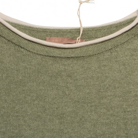 Pull ample femme 50% coton, divers coloris - Matière noble