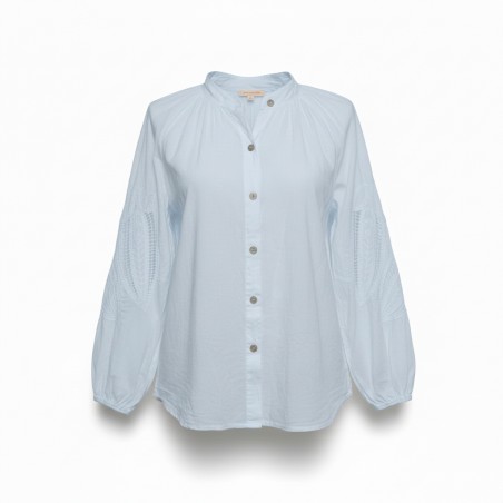 Blouse bohème brodée, divers coloris - Matière noble