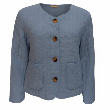 VESTE MATELASSEE GAZE COTON...