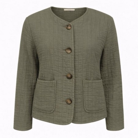 VESTE MATELASSEE GAZE COTON...