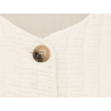 Veste matelassée gaze de coton, divers coloris - Matière noble