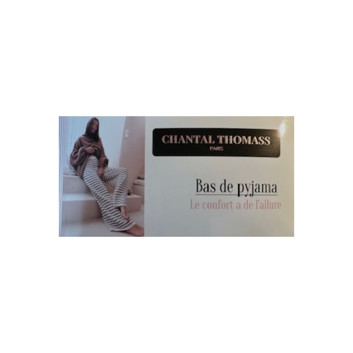 Bas de pyjama rayé Chantal Thomass, divers coloris - Matière noble