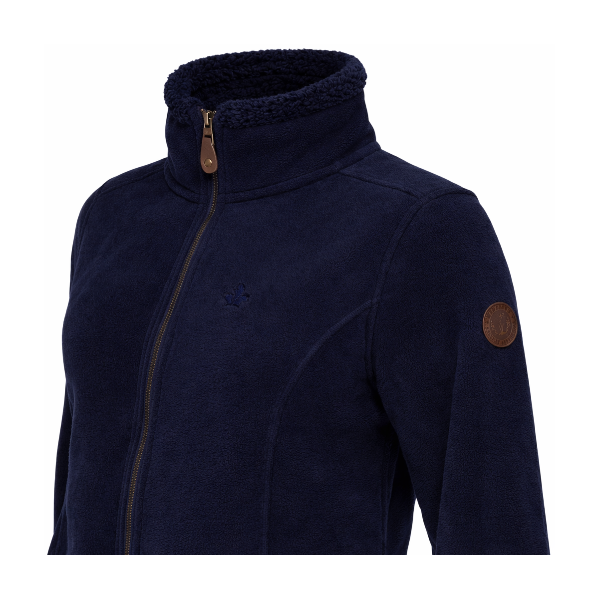 Veste polaire fourrée femme, divers coloris - Matière noble