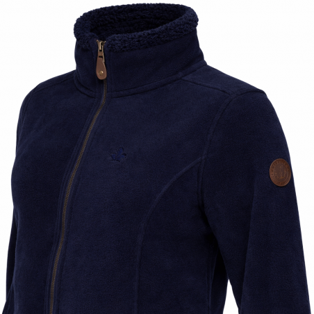 Veste polaire fourrée femme, divers coloris - Matière noble