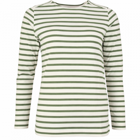 MARINIERE FEMME ECRU/VERT