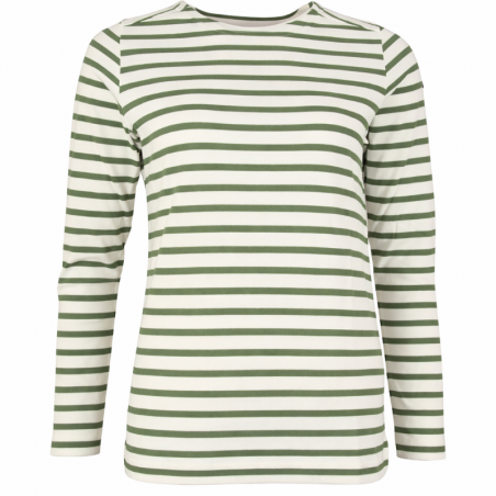Marinière femme Green & Sail, divers coloris  - Matière noble 19.90€