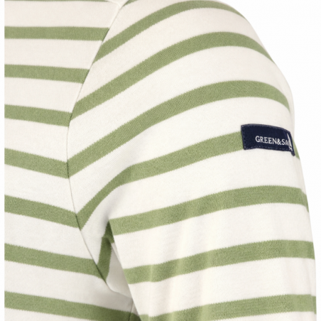 Marinière femme Green & Sail, divers coloris  - Matière noble 19.90€
